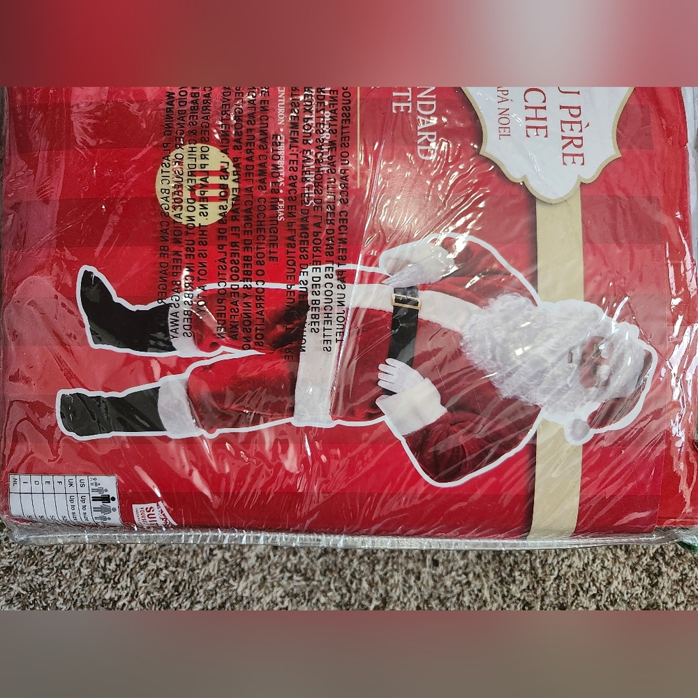 Plush Santa Suit Adult Standard - Picture 10 of 10
